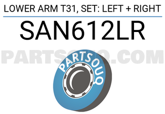 555 SAN612LR LOWER ARM T31, SET: LEFT + RIGHT