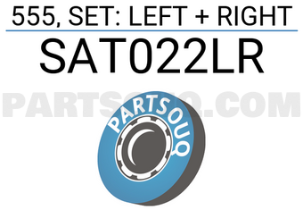 555 SAT022LR 555, SET: LEFT + RIGHT
