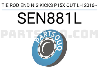 555 SEN881L TIE ROD END NIS KICKS P15X OUT LH 2016~