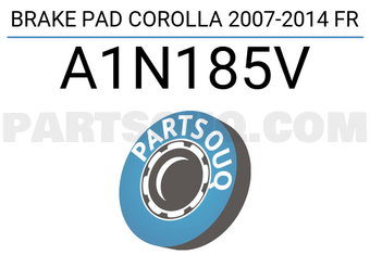ADVICS A1N185V BRAKE PAD COROLLA 2007-2014 FR