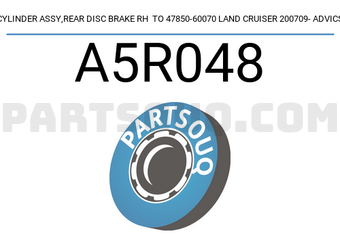 ADVICS A5R048 CYLINDER ASSY,REAR DISC BRAKE RH TO 47850-60070 LAND CRUISER 200709- ADVICS