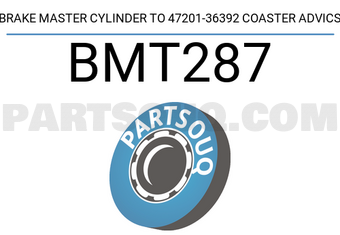 ADVICS BMT287 BRAKE MASTER CYLINDER TO 47201-36392 COASTER ADVICS