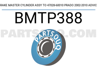 ADVICS BMTP388 BRAKE MASTER CYLINDER ASSY TO 47028-60010 PRADO 2002-2010 ADVICS