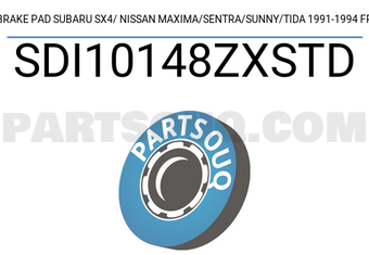 ADVICS SDI10148ZXSTD BRAKE PAD SUBARU SX4/ NISSAN MAXIMA/SENTRA/SUNNY/TIDA 1991-1994 FR
