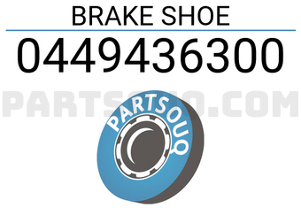 AFI 0449436300 BRAKE SHOE