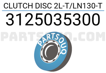 AISIN 3125035300 CLUTCH DISC 2L-T/LN130-T