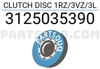 AISIN 3125035390 CLUTCH DISC 1RZ/3VZ/3L