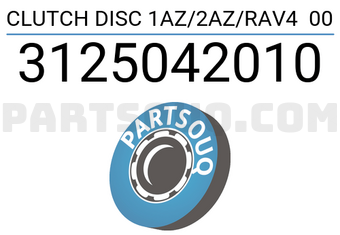 AISIN 3125042010 CLUTCH DISC 1AZ/2AZ/RAV4 00