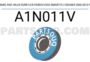 AISIN A1N011V BRAKE PAD HILUX SURF/LCR PARDO/VIGO SMART/FJ CRUISER 2002-2012 FR