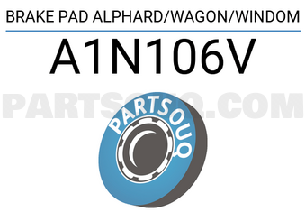 AISIN A1N106V BRAKE PAD ALPHARD/WAGON/WINDOM