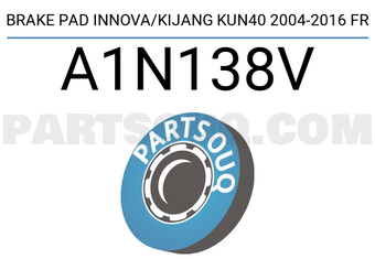 AISIN A1N138V BRAKE PAD INNOVA/KIJANG KUN40 2004-2016 FR