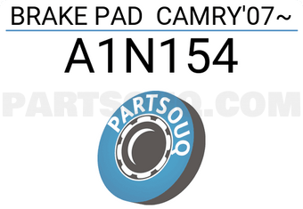 AISIN A1N154 BRAKE PAD CAMRY 07~