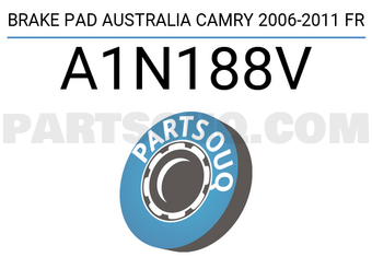 AISIN A1N188V BRAKE PAD AUSTRALIA CAMRY 2006-2011 FR