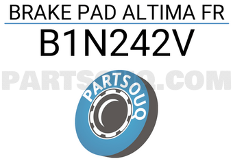 AISIN B1N242V BRAKE PAD ALTIMA FR
