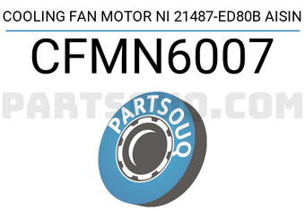 AISIN CFMN6007 COOLING FAN MOTOR NI 21487-ED80B AISIN