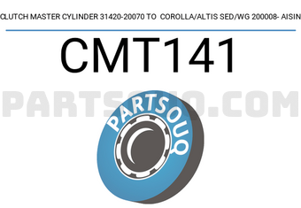 AISIN CMT141 CLUTCH MASTER CYLINDER 31420-20070 TO COROLLA/ALTIS SED/WG 200008- AISIN