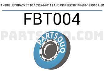AISIN FBT004 FAN PULLEY BRACKET TO 16307-62011 LAND CRUISER 90 199604-199910 AISIN