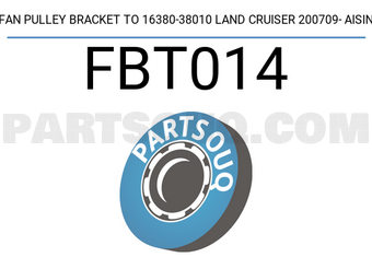 AISIN FBT014 FAN PULLEY BRACKET TO 16380-38010 LAND CRUISER 200709- AISIN
