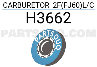 AISIN H3662 CARBURETOR 2F(FJ60)L/C