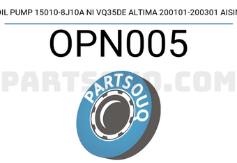 AISIN OPN005 OIL PUMP 15010-8J10A NI VQ35DE ALTIMA 200101-200301 AISIN