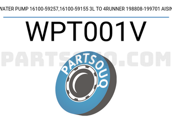 AISIN WPT001V WATER PUMP 16100-59257,16100-59155 3L TO 4RUNNER 198808-199701 AISIN