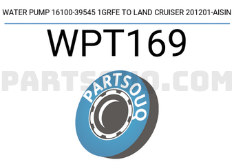 AISIN WPT169 WATER PUMP 16100-39545 1GRFE TO LAND CRUISER 201201-AISIN