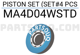 ART MA4D04WSTD PISTON SET (SET#4 PCS