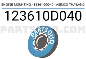 ASIMCO 123610D040 ENGINE MOUNTING - 12361-0D040 - ASIMCO THAILAND