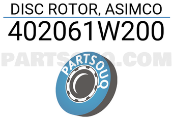 ASIMCO 402061W200 DISC ROTOR, ASIMCO