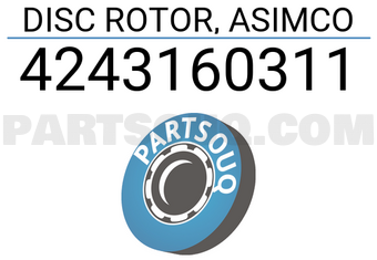 ASIMCO 4243160311 DISC ROTOR, ASIMCO