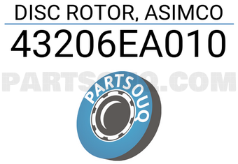 ASIMCO 43206EA010 DISC ROTOR, ASIMCO