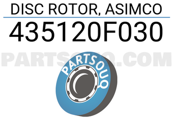 ASIMCO 435120F030 DISC ROTOR, ASIMCO