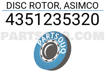 ASIMCO 4351235320 DISC ROTOR, ASIMCO