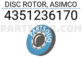 ASIMCO 4351236170 DISC ROTOR, ASIMCO
