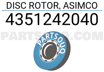 ASIMCO 4351242040 DISC ROTOR, ASIMCO