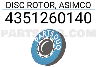 ASIMCO 4351260140 DISC ROTOR, ASIMCO