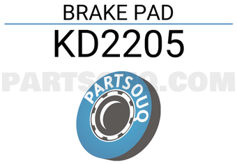 ASIMCO KD2205 BRAKE PAD