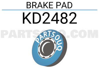 ASIMCO KD2482 BRAKE PAD