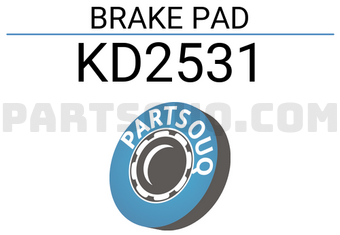 ASIMCO KD2531 BRAKE PAD