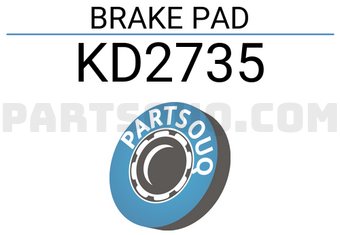 ASIMCO KD2735 BRAKE PAD