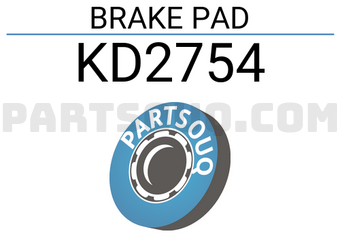 ASIMCO KD2754 BRAKE PAD