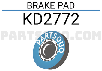 ASIMCO KD2772 BRAKE PAD
