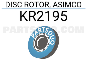 ASIMCO KR2195 DISC ROTOR, ASIMCO