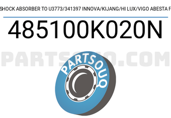 Abesta 485100K020N SHOCK ABSORBER TO U3773/341397 INNOVA/KIJANG/HI LUX/VIGO ABESTA F