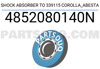 Abesta 4852080140N SHOCK ABSORBER TO 339115 COROLLA_ABESTA
