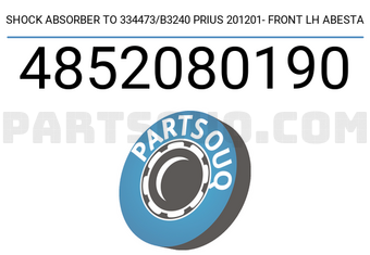 Abesta 4852080190 SHOCK ABSORBER TO 334473/B3240 PRIUS 201201- FRONT LH ABESTA