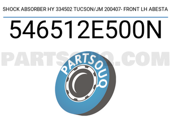 Abesta 546512E500N SHOCK ABSORBER HY 334502 TUCSON/JM 200407- FRONT LH ABESTA