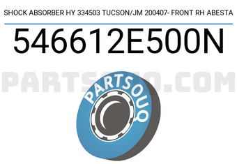 Abesta 546612E500N SHOCK ABSORBER HY 334503 TUCSON/JM 200407- FRONT RH ABESTA