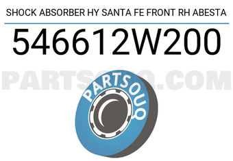 Abesta 546612W200 SHOCK ABSORBER HY SANTA FE FRONT RH ABESTA