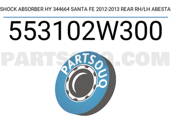 Abesta 553102W300 SHOCK ABSORBER HY 344664 SANTA FE 2012-2013 REAR RH/LH ABESTA